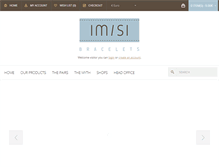 Tablet Screenshot of imisibracelets.com